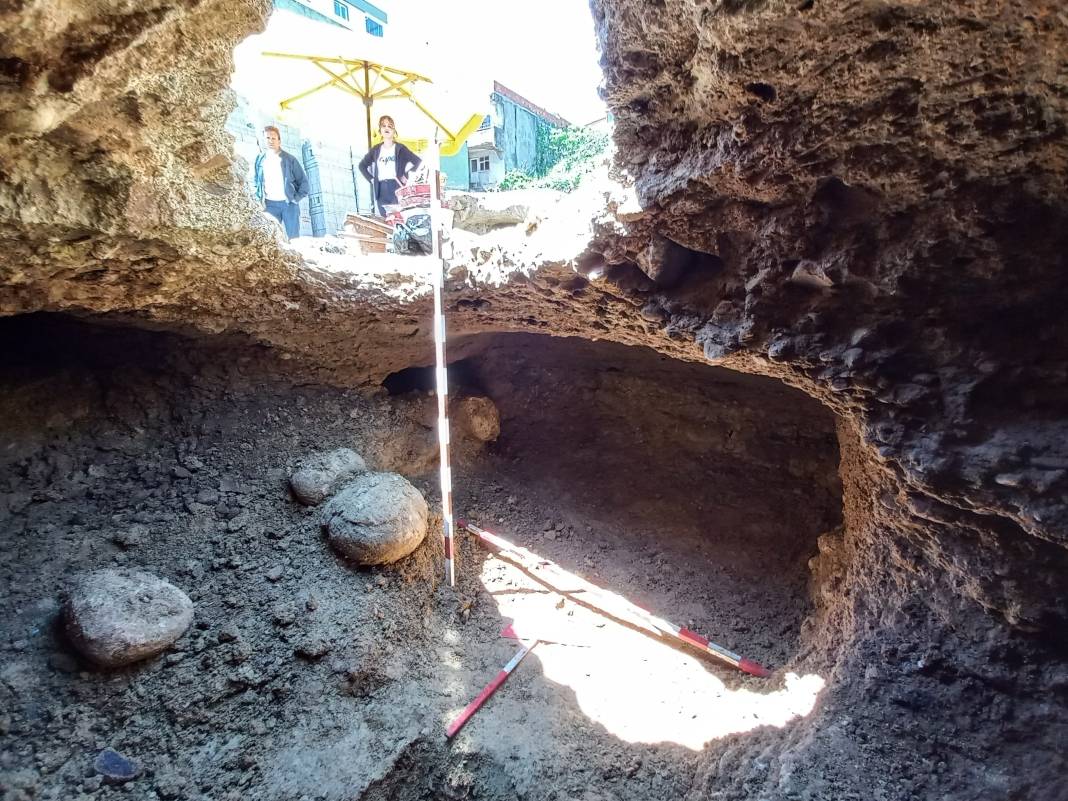 Samsun'da inşaat kazı alanında ikinci 'mezar odası' ortaya çıktı: '3'üncü yüzyılın ilk yarısında kullanılmış' 1